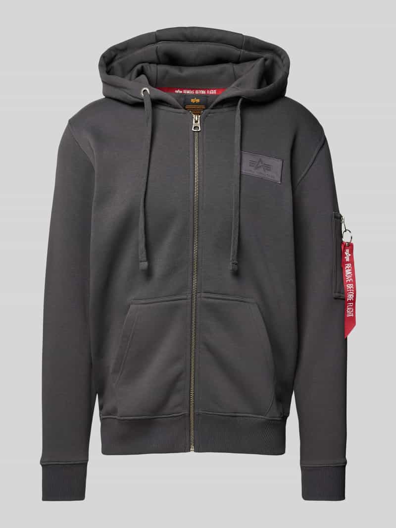 alpha industries Sweatjack met labeldetails