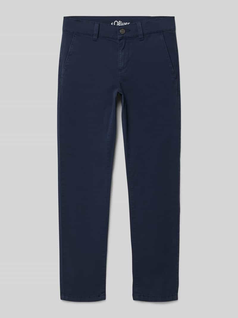 s.Oliver RED LABEL Regular fit chino met interne breedteverstelling