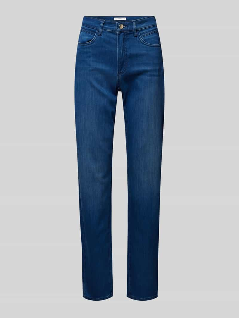 BRAX Slim fit jeans met riemlussen, model 'Style.Carola Thermo'