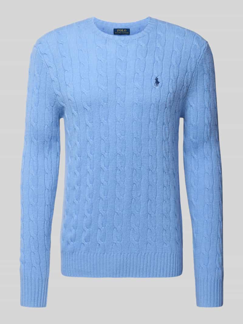 Polo Ralph Lauren Regular fit gebreide pullover van een mix van wol en kasjmier