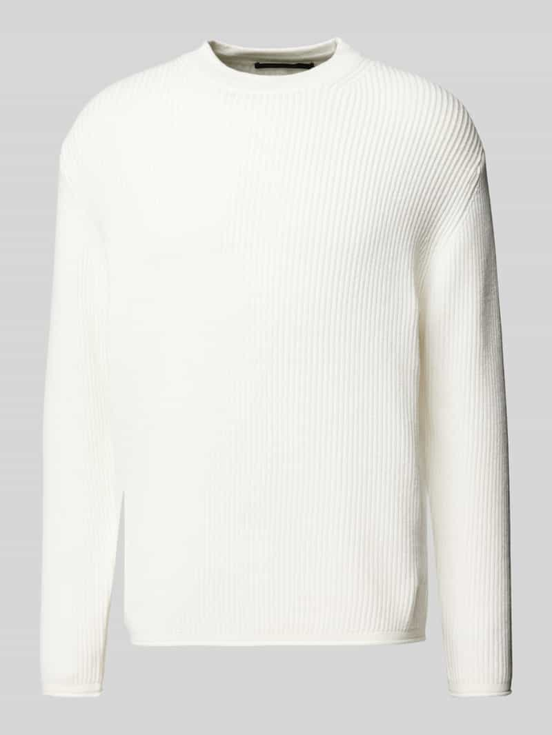 Drykorn Gebreide pullover met ronde hals, model 'LEANDO'