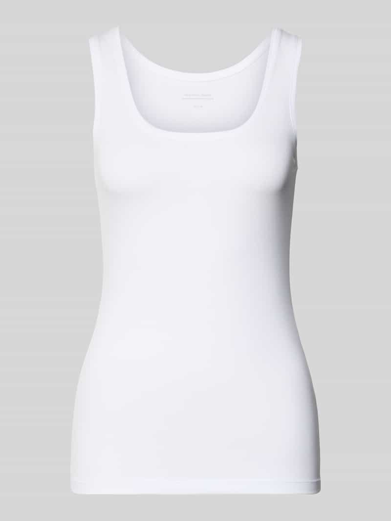 Tanktop van een mix van katoen en elastaan