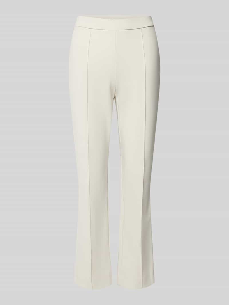 RAFFAELLO ROSSI Flared stoffen broek met verkort model 'MACY'