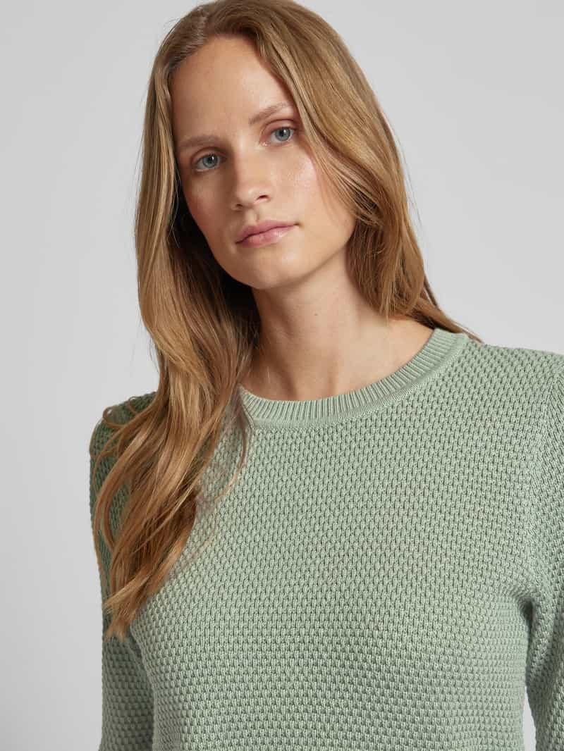 Vila Gebreide pullover met structuurmotief model 'Vidalo'