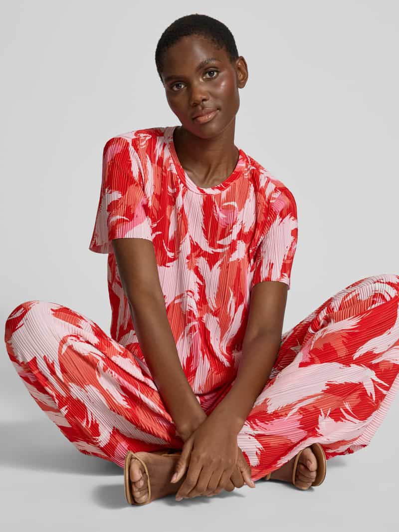 s.Oliver RED LABEL Regular fit T-shirt met plissé