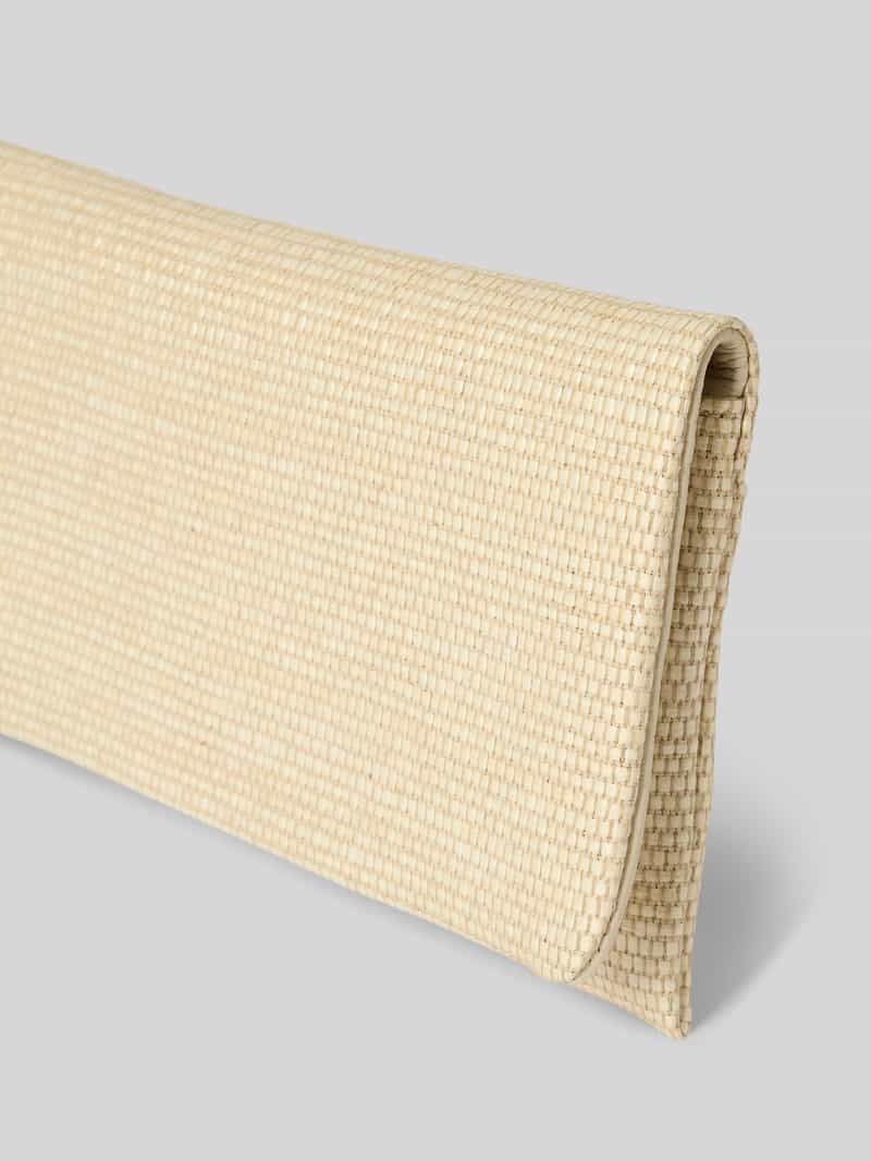 abro Clutch met structuurmotief model 'Raffia'