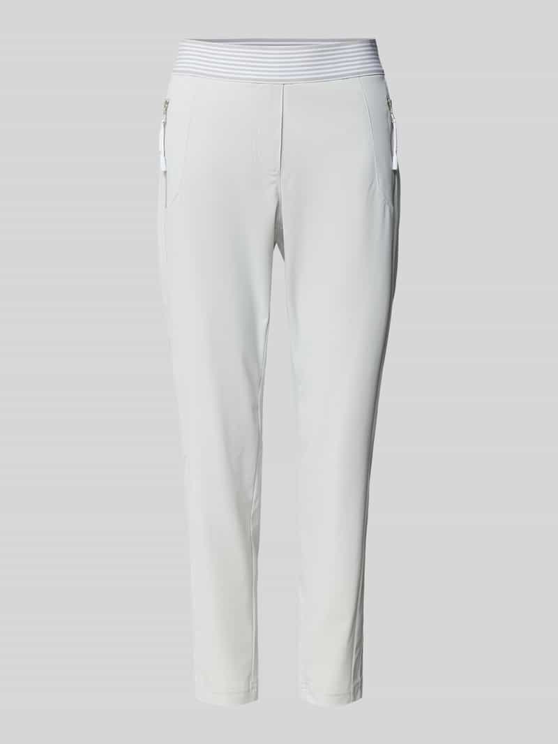 RAFFAELLO ROSSI Slim fit broek in verkorte pasvorm