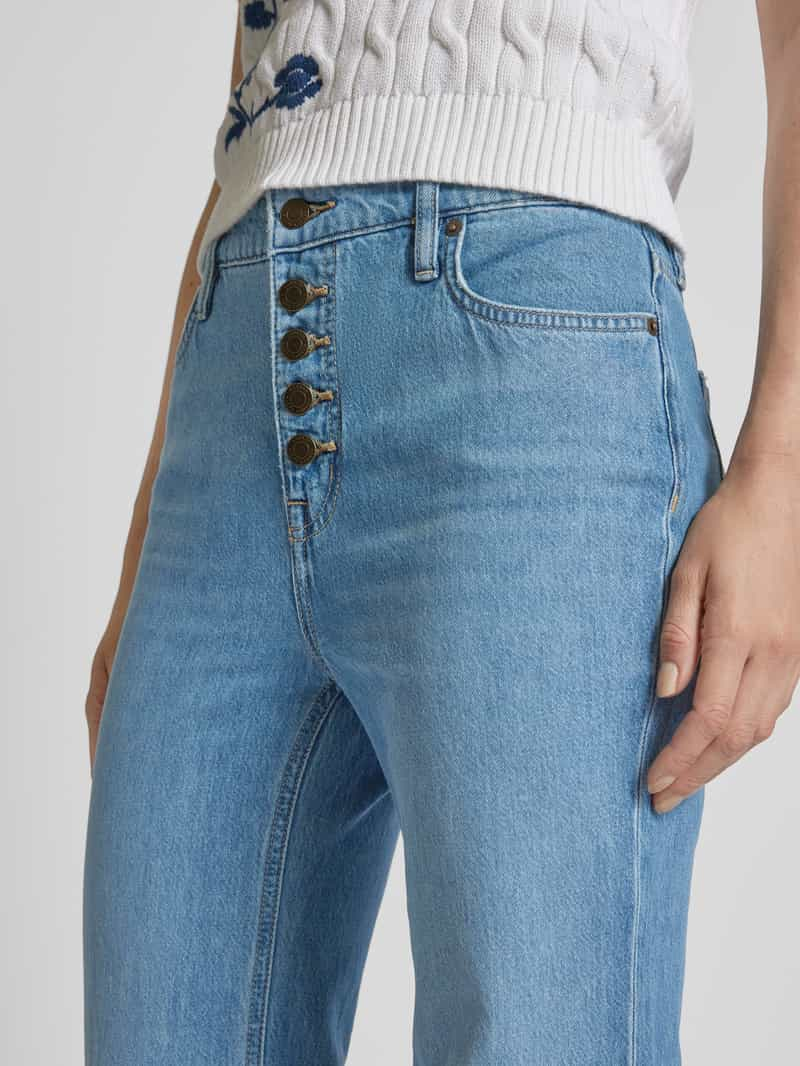 Lauren Ralph Lauren Flared cut jeans met knoopsluiting