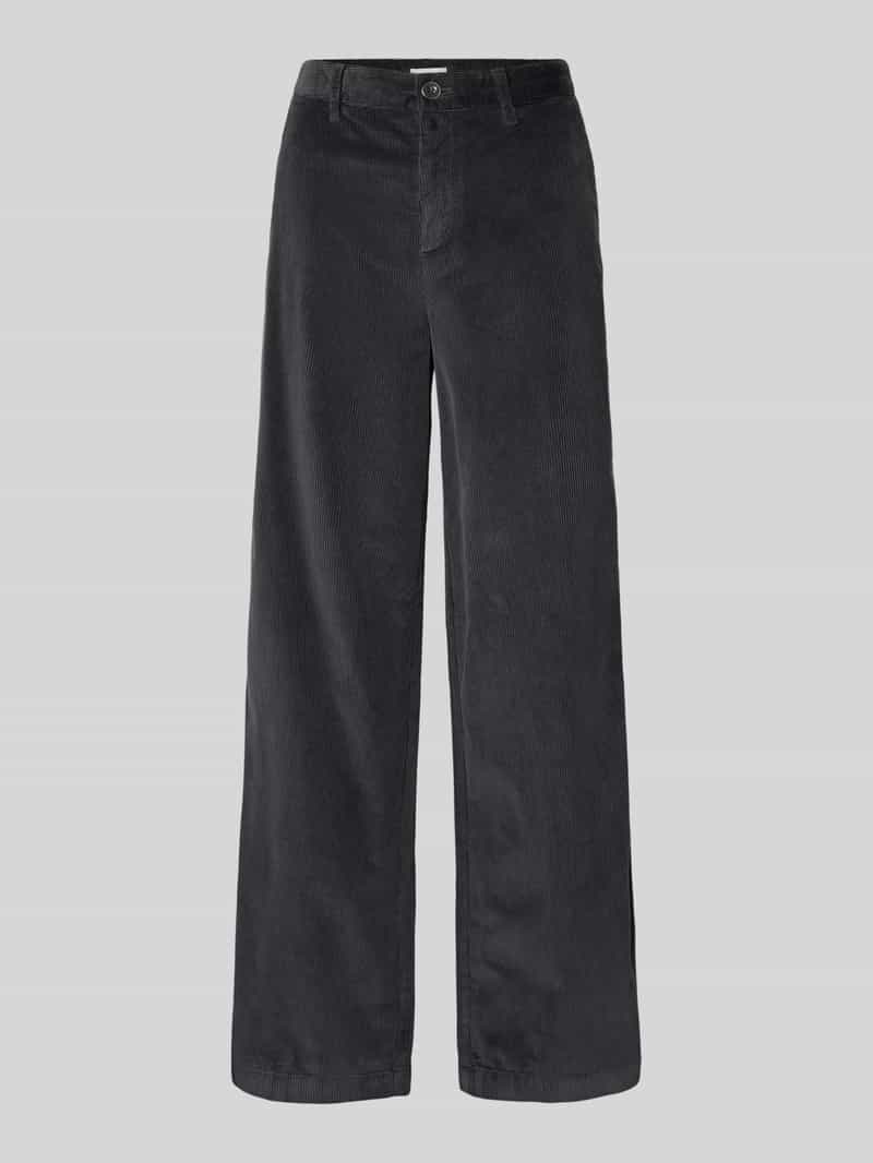 s.Oliver RED LABEL Regular fit corduroy broek van puur katoen met wijde pijpen