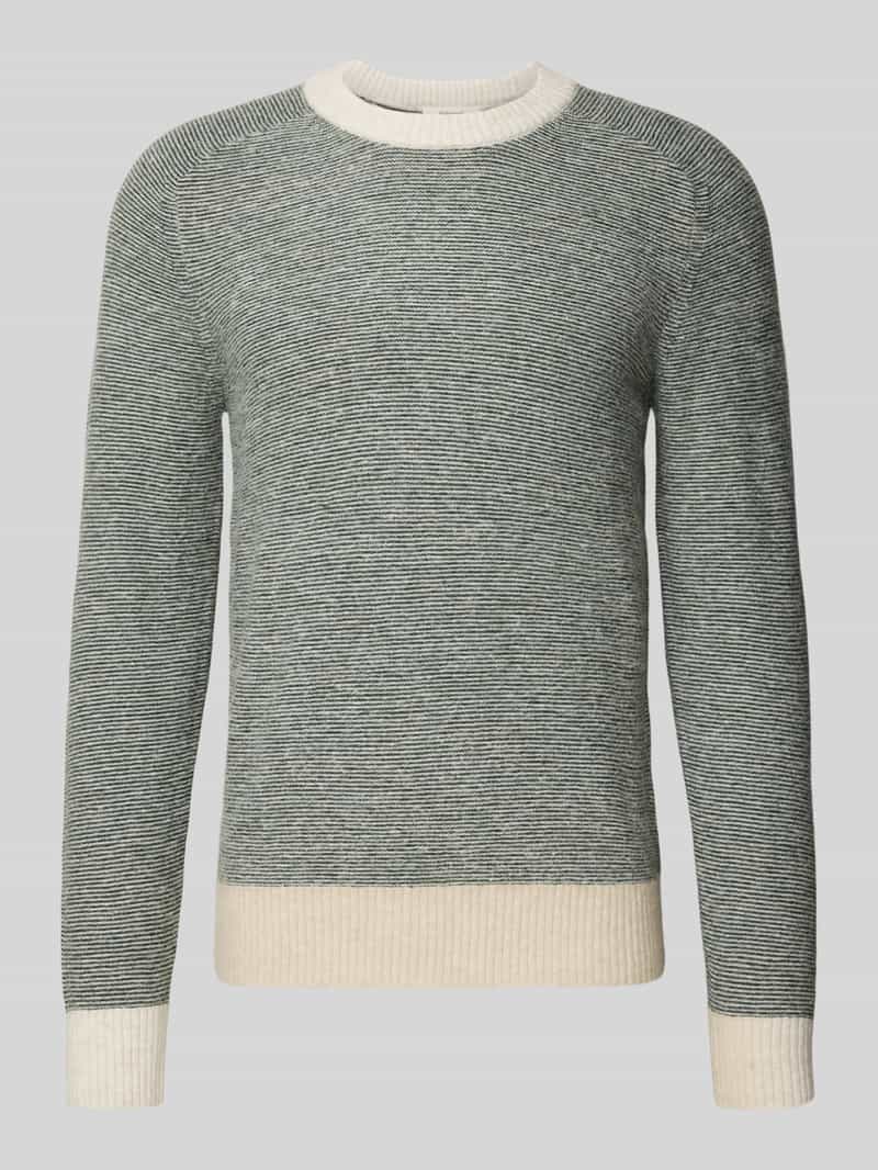 Selected Homme Regular fit gebreide pullover met mix van alpaca en wol model 'RAI'