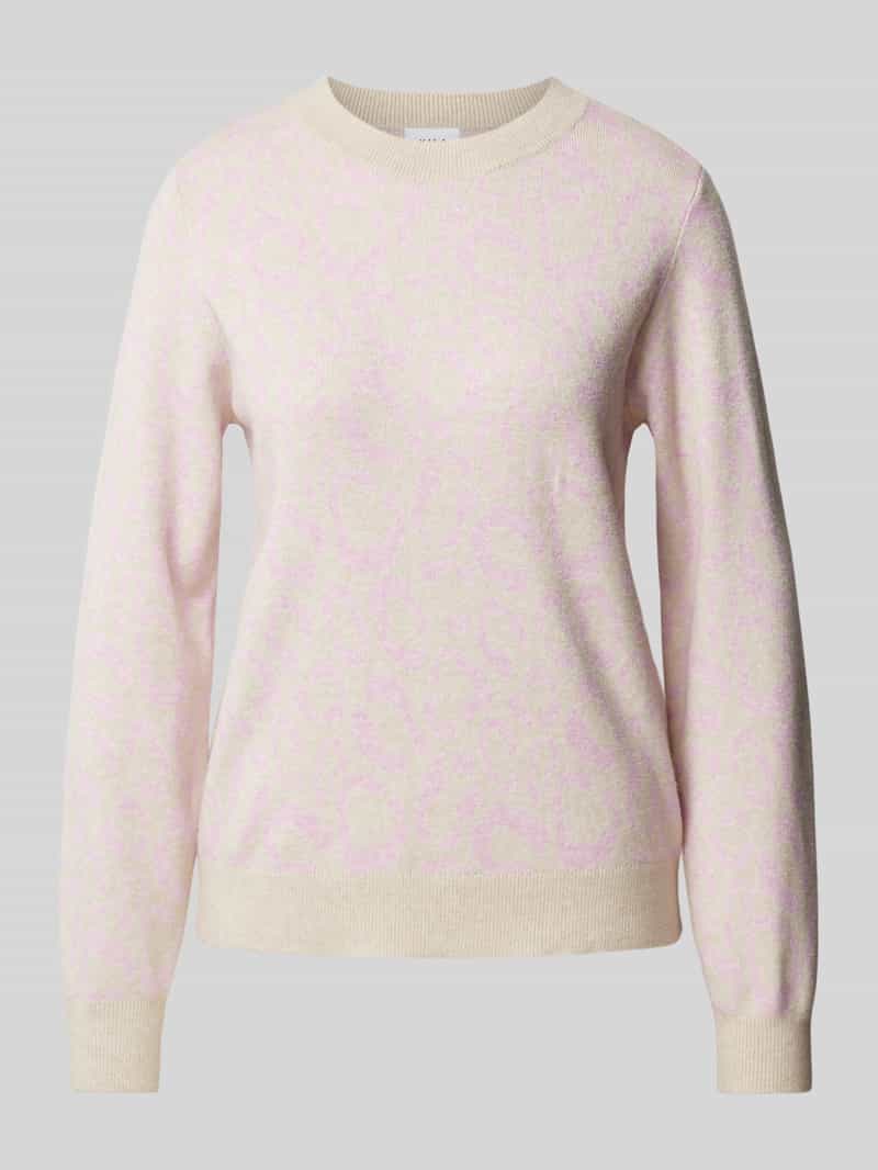 Vila Gebreide pullover met ronde hals model 'RIL'
