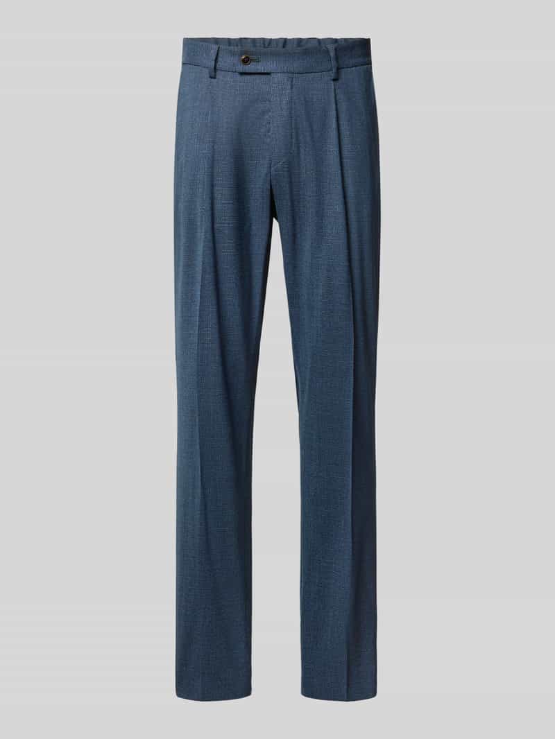Regular Fit pantalon met persplooien model 'Charlie'