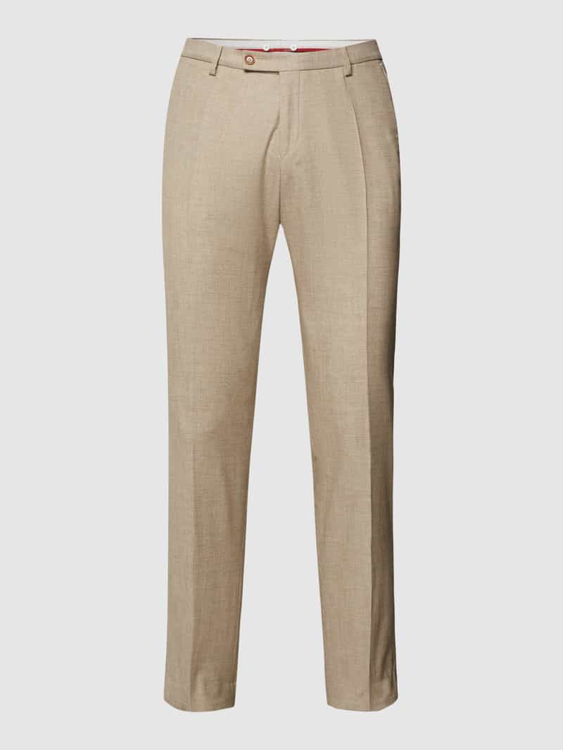 CG Club of Gents Slim fit pantalon in gemêleerde look model 'Paco'