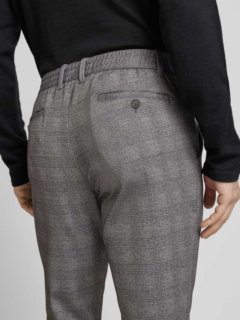 Christian Berg Men Regular fit chino met ceintuurlussen