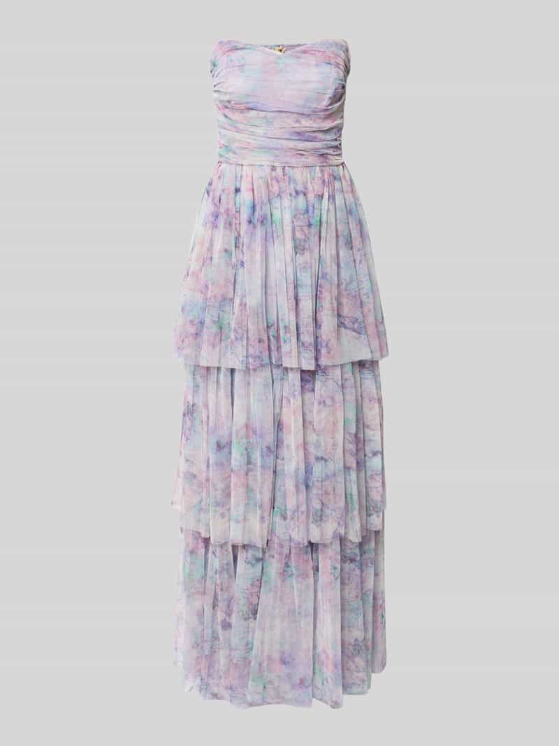 Lace & Beads Avondjurk in laagjeslook