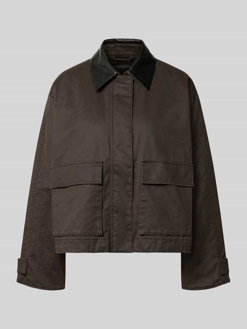 Regular fit blouson van katoenmix model 'Hamina'