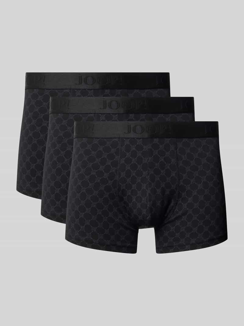 JOOP! Collection Boxershort met elastische band met label in een set van 3 stuks