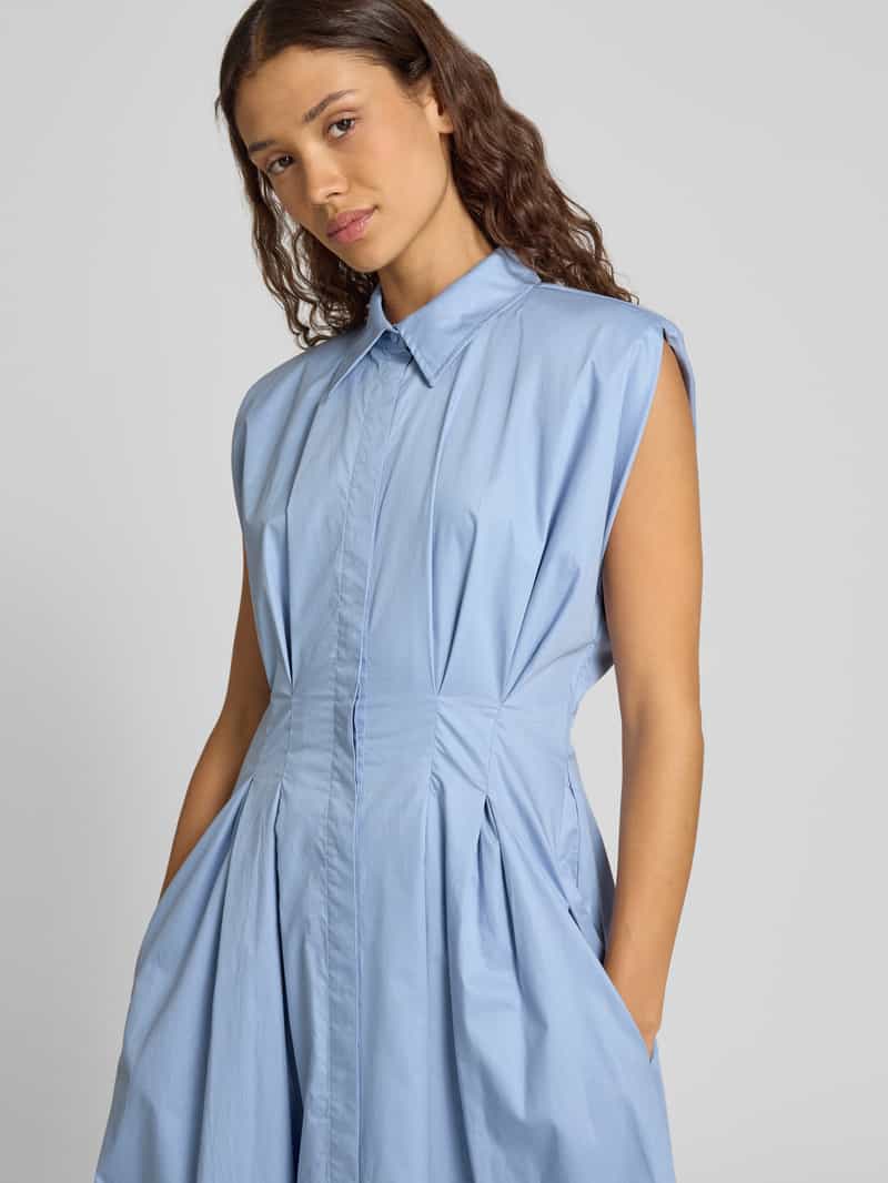 Copenhagen Muse Midi-jurk met plooien model 'SHIRLEY'