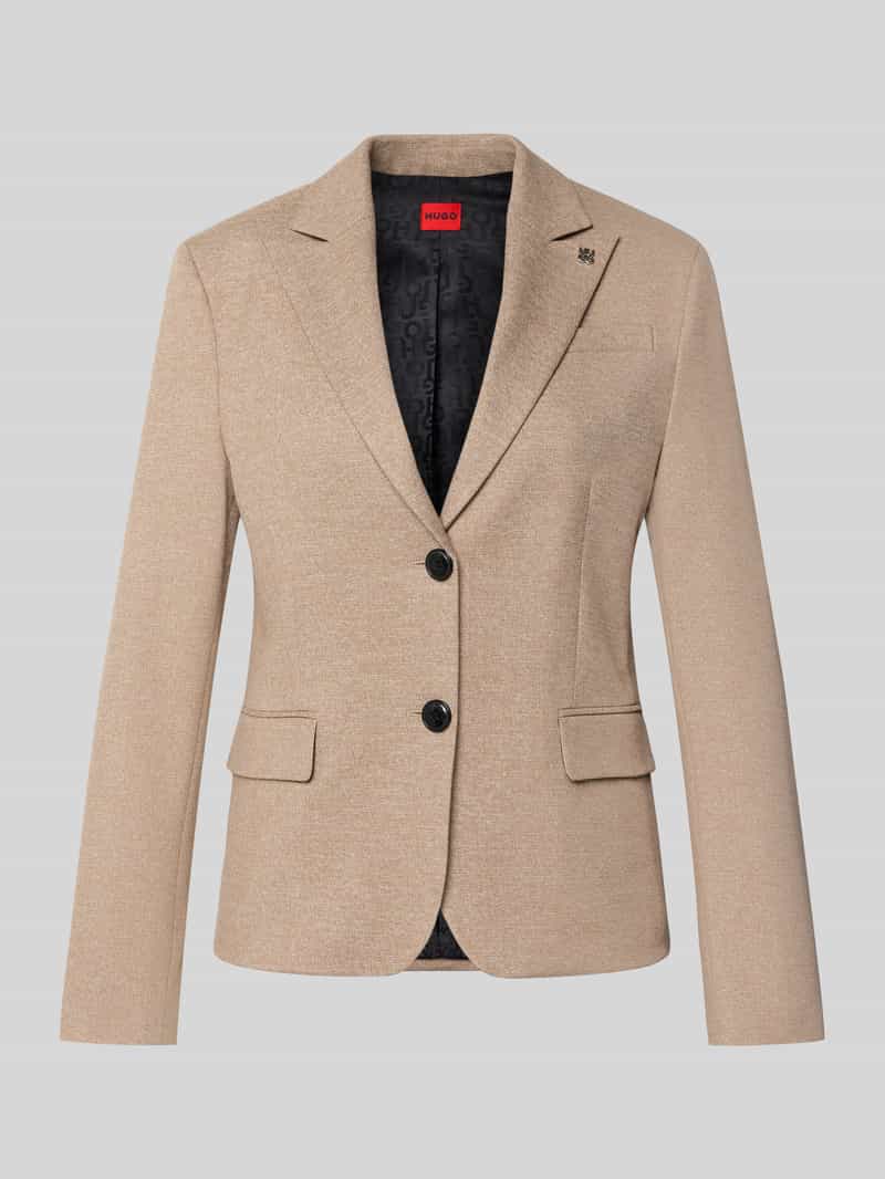 HUGO Regular fit blazer met viscose model 'ANORIA'
