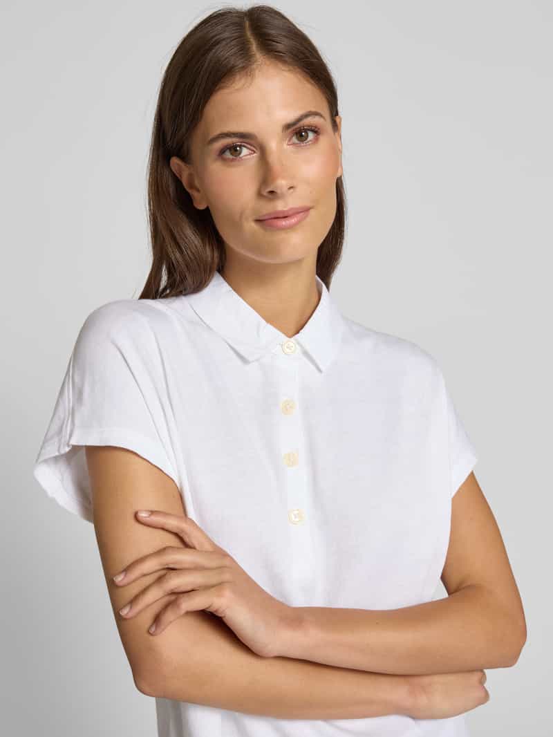 Marc O'Polo Oversized poloshirt van katoenen jersey