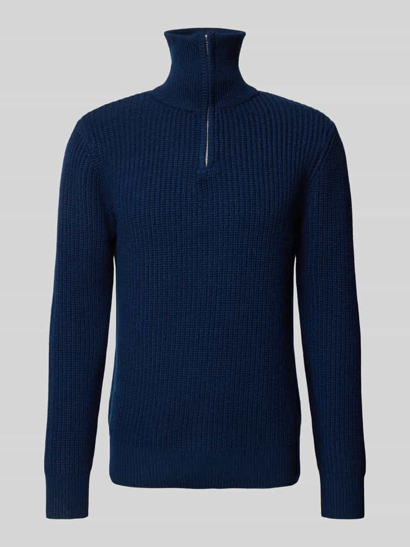 Selected Homme Gebreide pullover met ribboorden, model 'LAND'