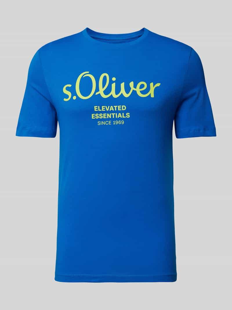 S.Oliver RED LABEL T-shirt met ronde hals