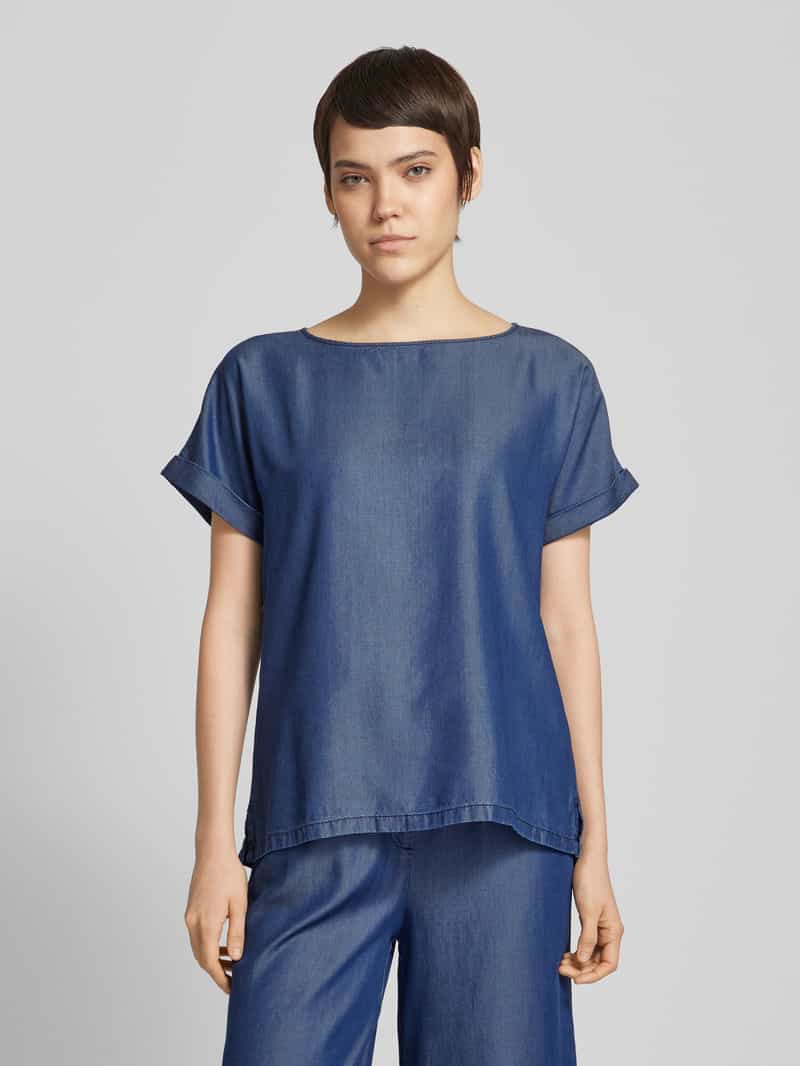 Blouseshirt met vaste mouwomslagen Christian Berg Woman