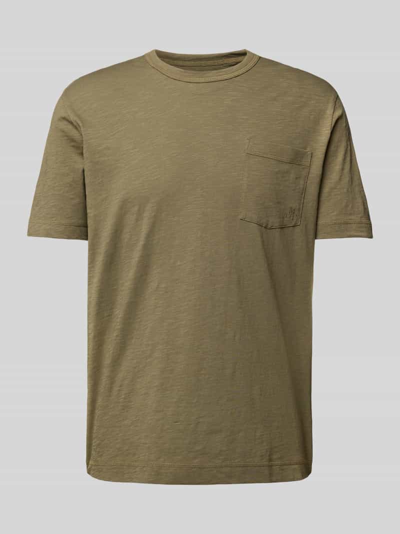 Marc O'Polo Regular fit T-shirt van zachte slubjersey