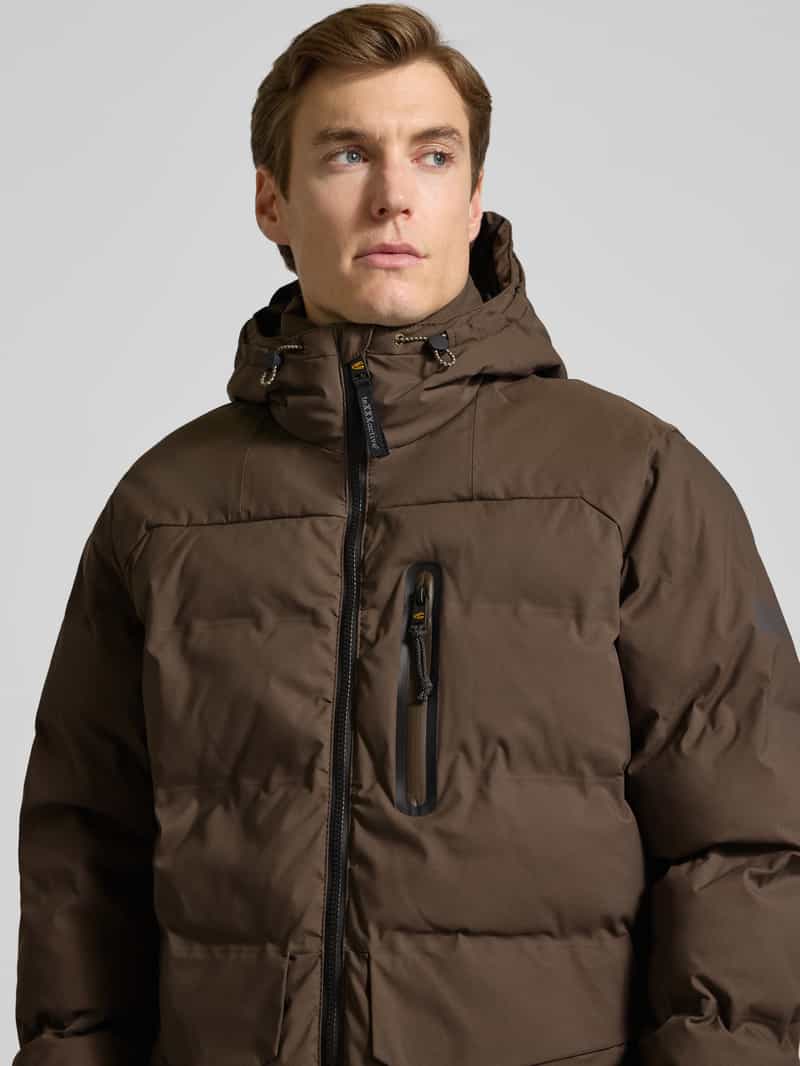 camel active Parka met capuchon en klepzakken model 'TEXXXACTIVE'