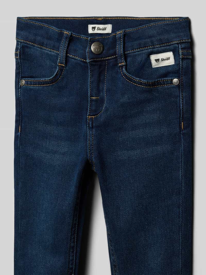 Steiff Skinny fit jeans met labelpatch