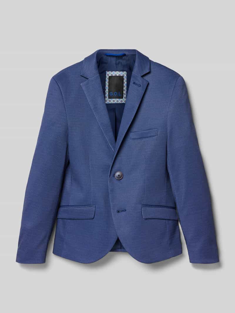 G.O.L. Slim fit blazer met reverskraag