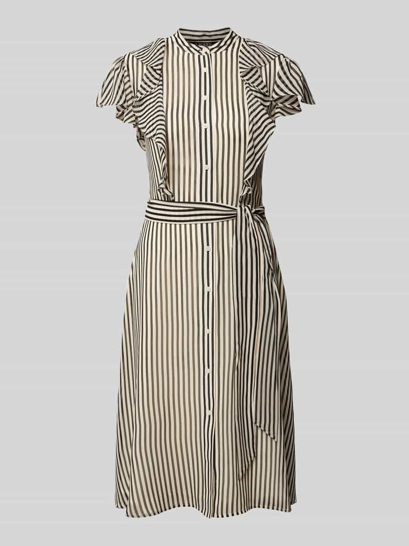 Lauren Ralph Lauren Midi-jurk met knoopsluiting, model 'TAWRENNA'