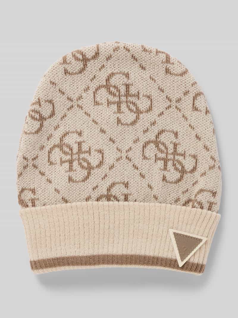 Guess Activewear Beanie met labelpatch model 'MARZIA'