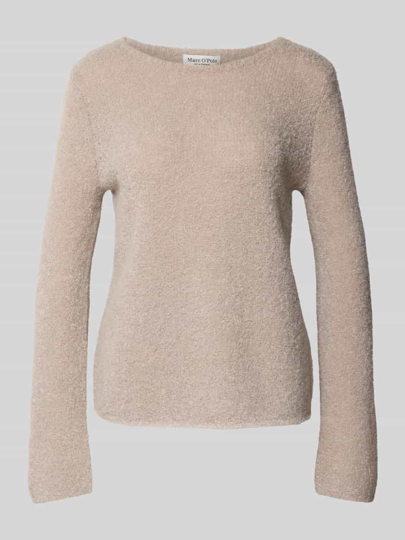 Marc O'Polo Regular fit gebreide pullover van scheerwolmix met alpaca