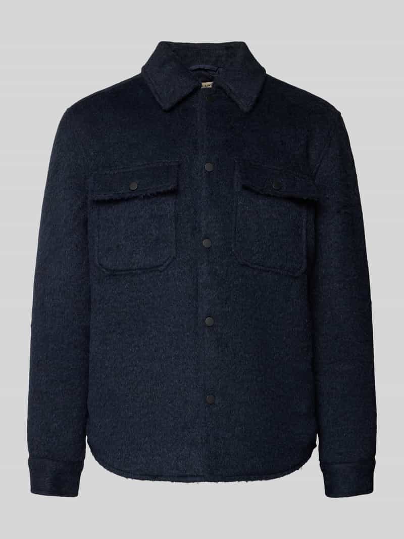 Only & Sons Regular fit overhemdjack van geborsteld materiaal model 'GIO'