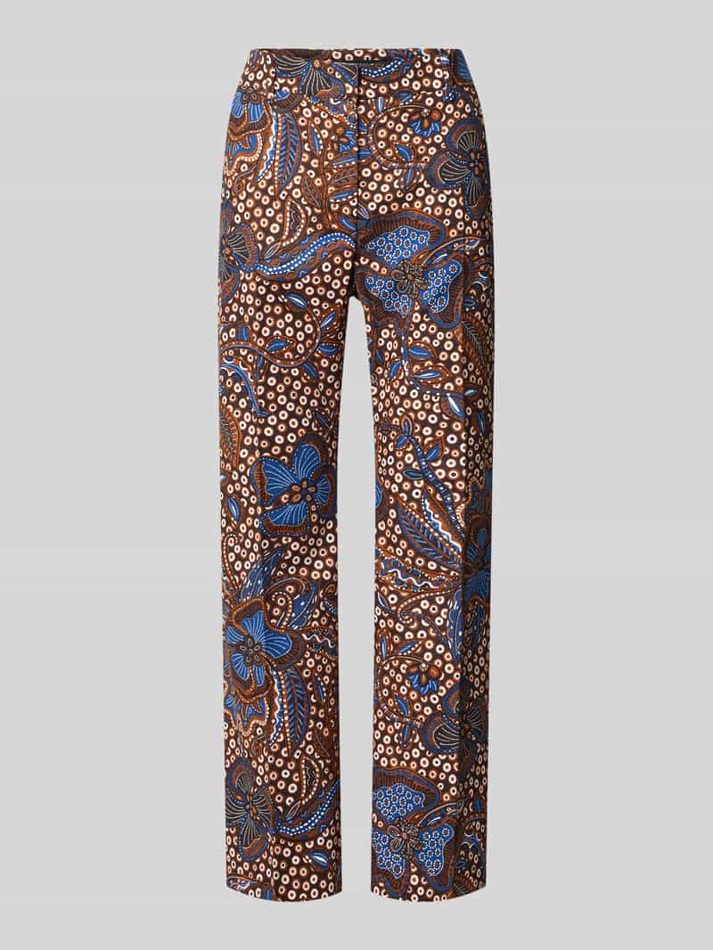 Smalle broek van katoenmix model 'DONDE'