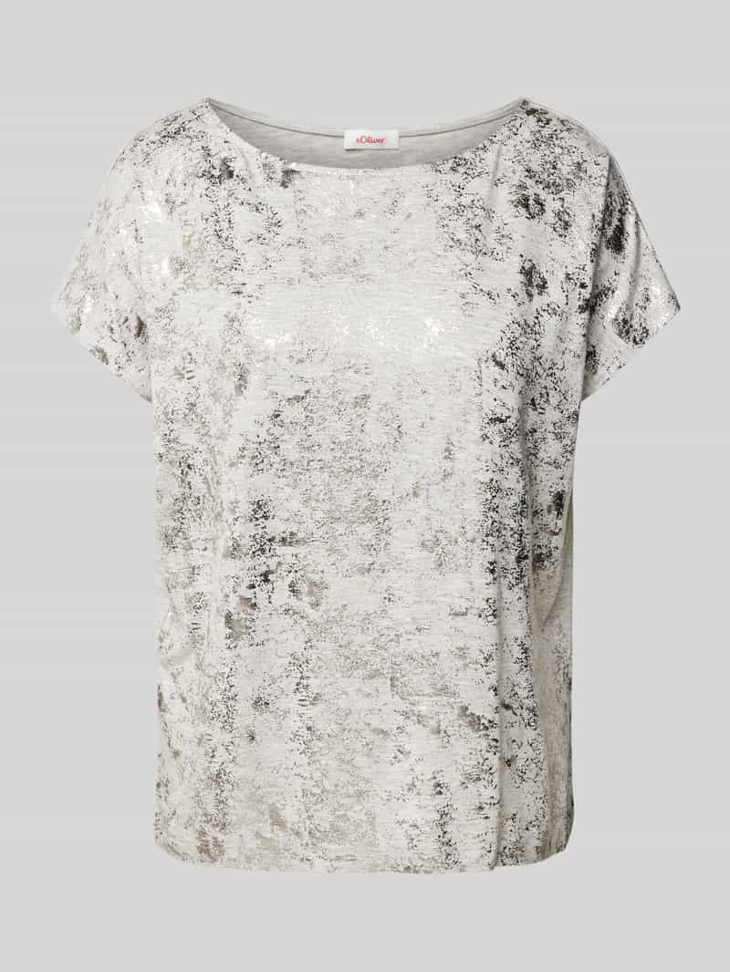s.Oliver RED LABEL Regular fit T-shirt met viscose