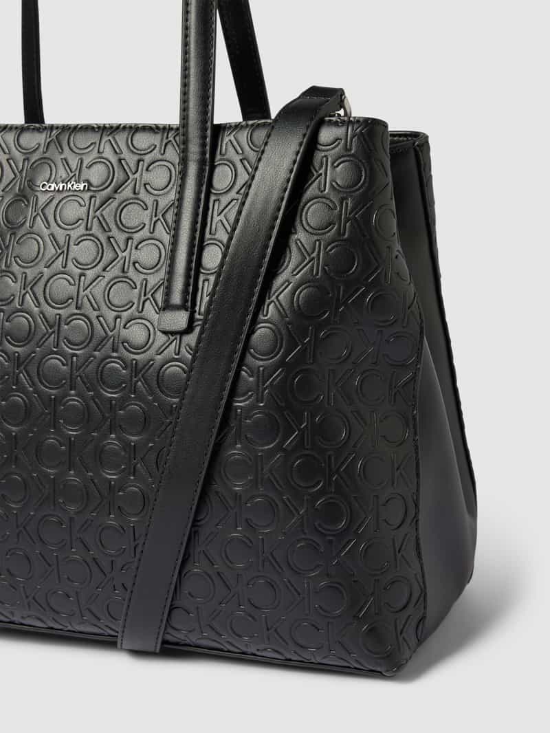 CK Calvin Klein Tote bag in all-over reliëflogo