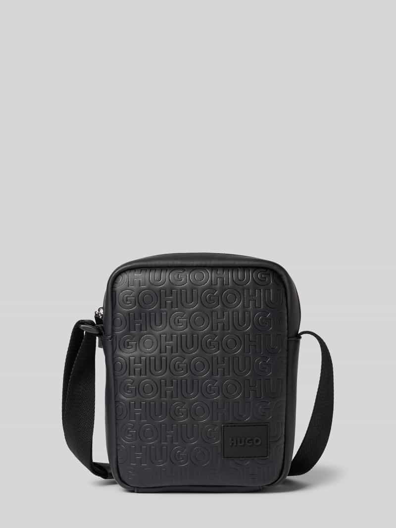 HUGO Schoudertas met all-over labelmotief model 'ETHON2.0HI''