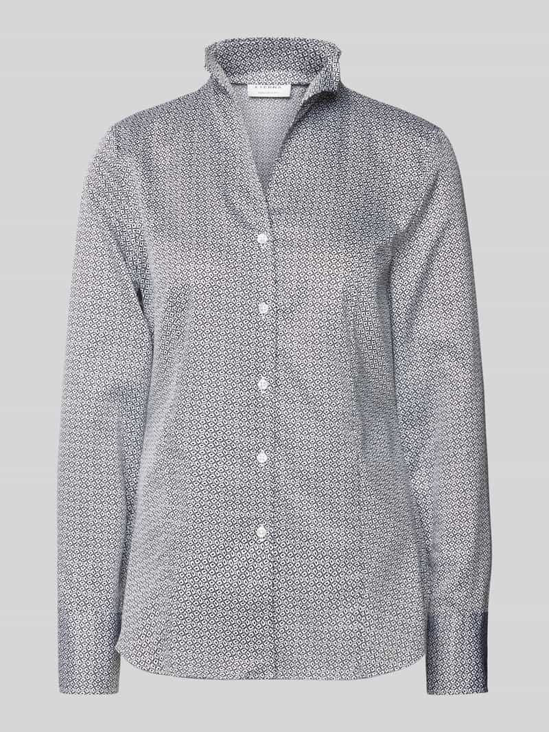 Eterna Overhemdblouse met opstaande kraag