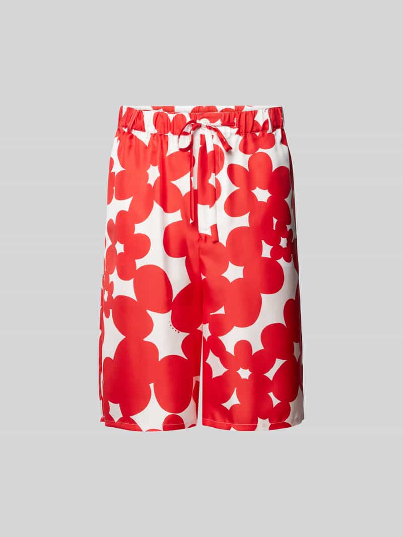 Relaxed fit capribroek van katoen
