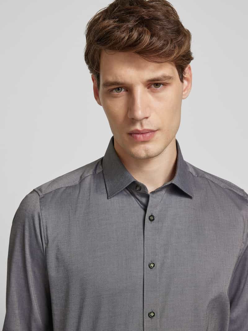 OLYMP Level Five Slim fit zakelijk overhemd met knoopsluiting