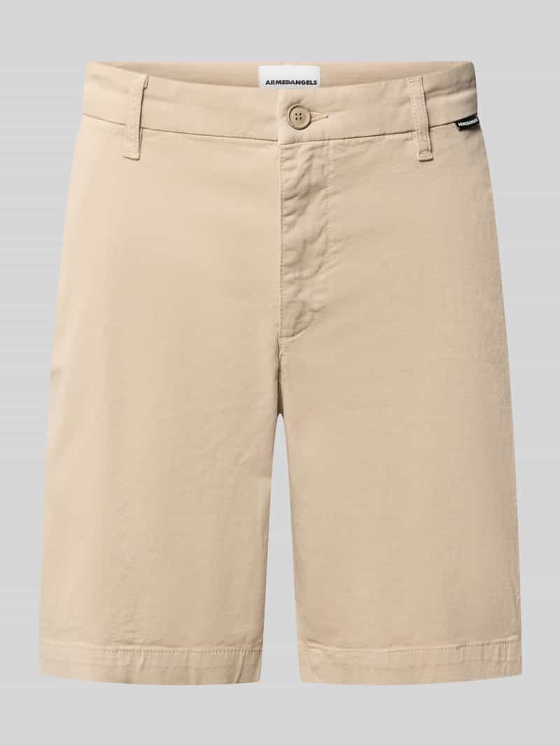 regular fit korte chino van katoenmix model 'CHINO'