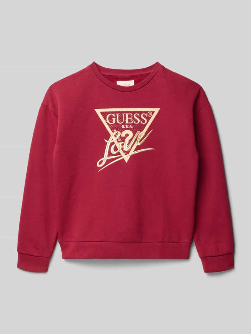 Guess Regular fit sweatshirt met logoprint model 'Active'