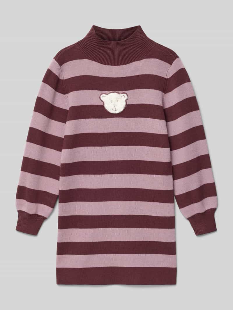 s.Oliver RED LABEL Loose fit gebreide jurk van katoenmix