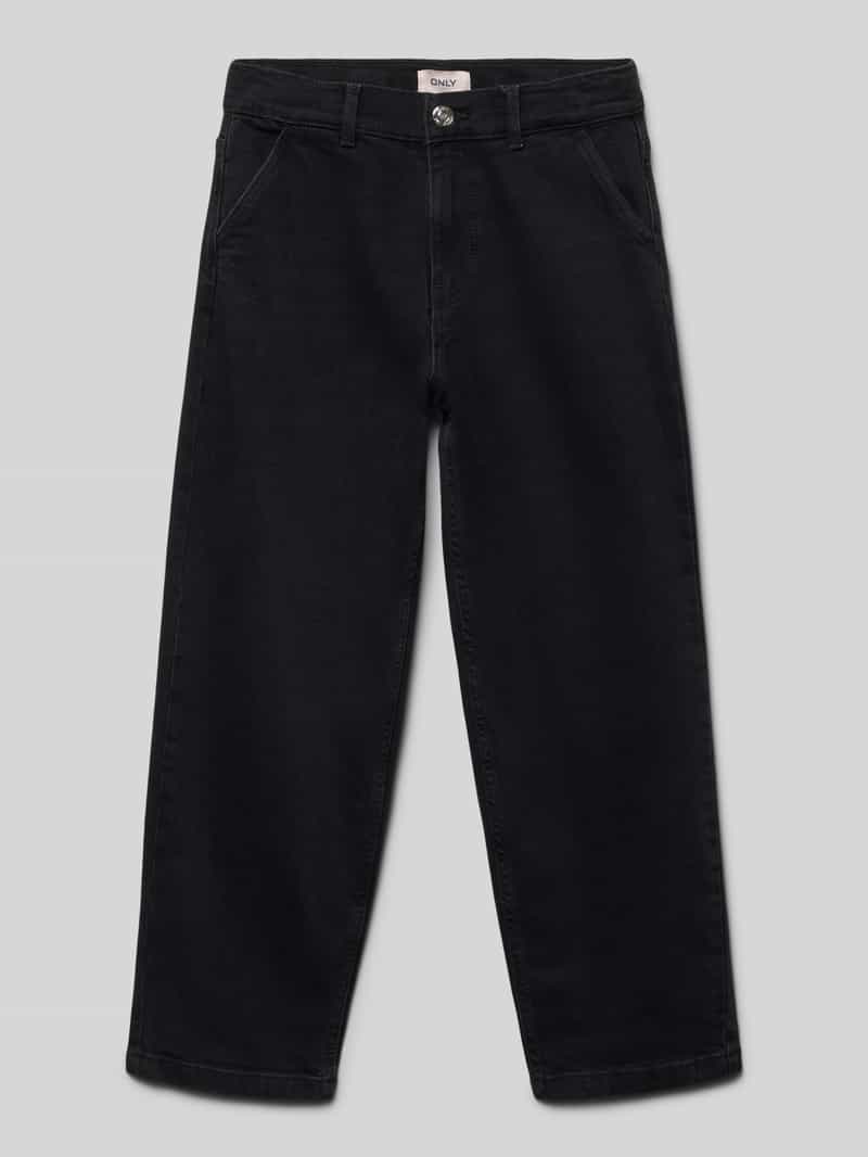 Only Loose fit baggy jeans van katoenmix model 'GIA'