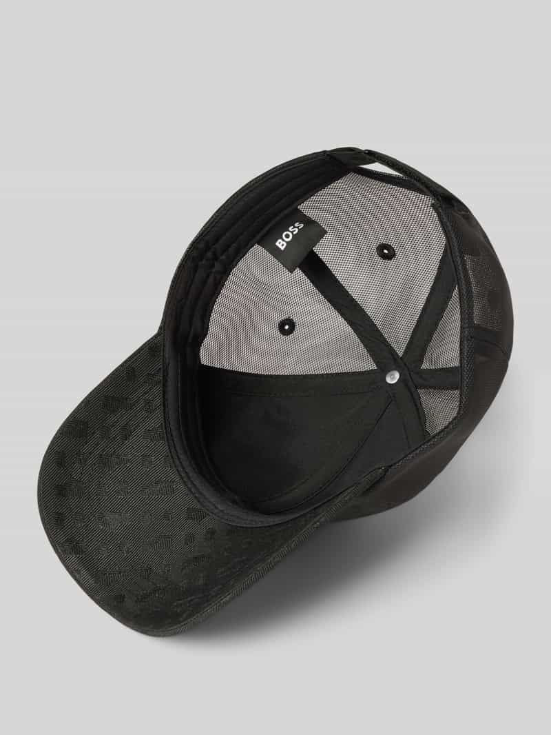 Boss Baseballpet met mesh-inzet in trucker-stijl