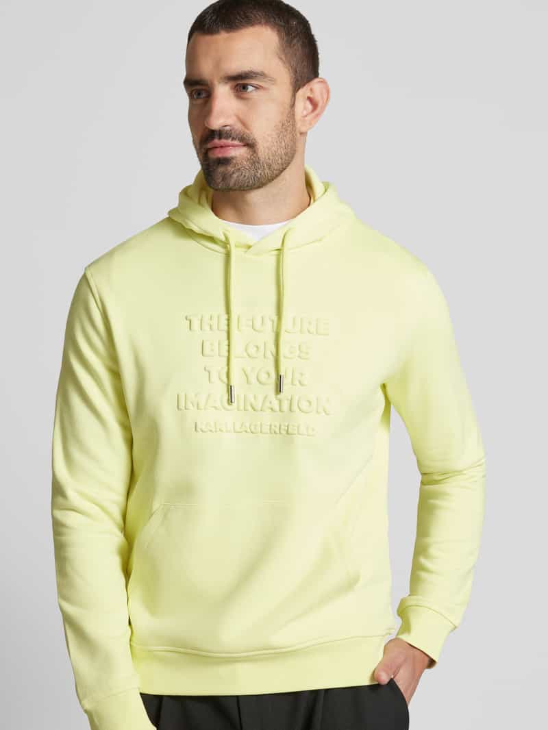 Karl Lagerfeld Hoodie met labelstitching