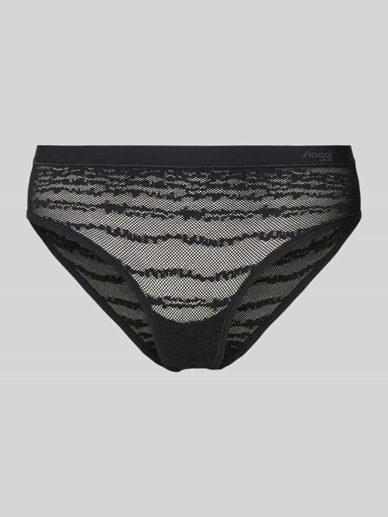Sloggi Slip van grafisch kant model 'Lenzing's Tencel™'