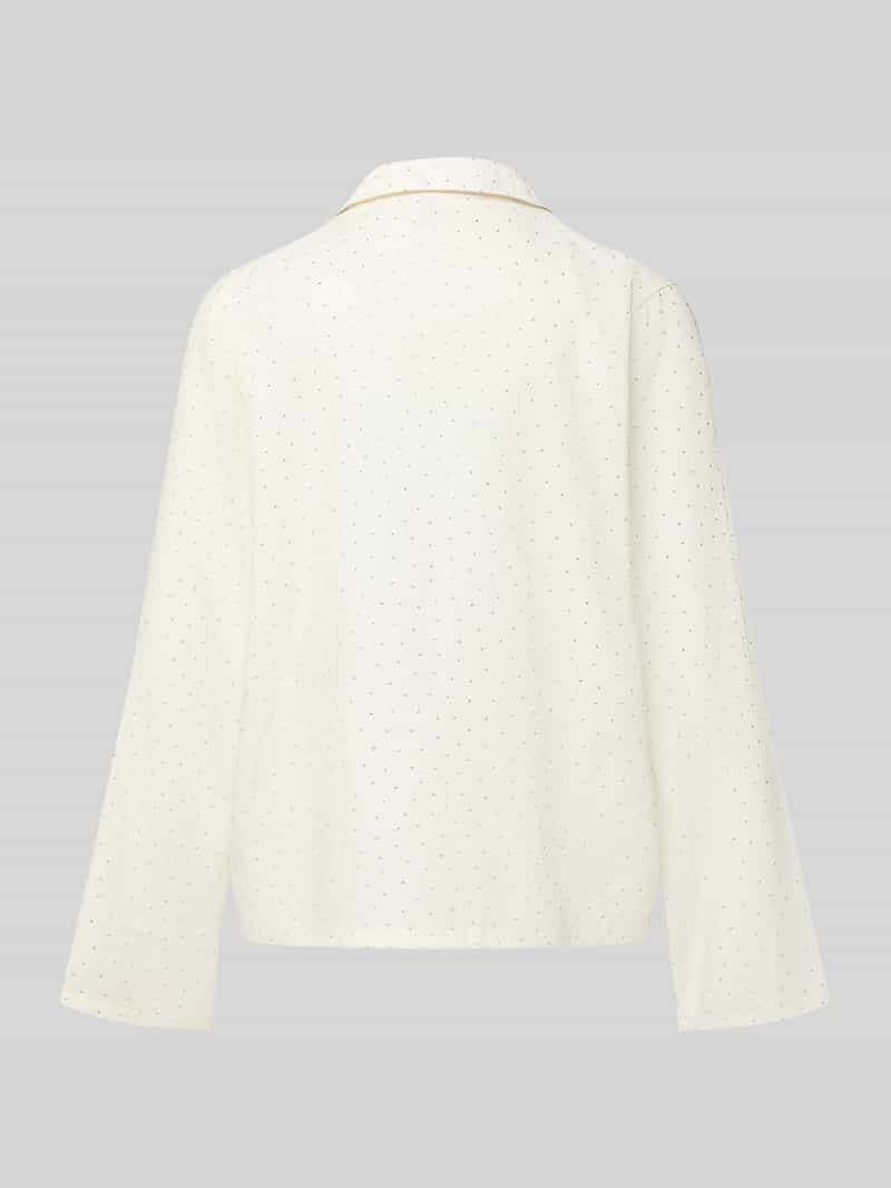 HUGO Regular fit pyjamabovendeel van viscosemix model 'RHINESTONES'